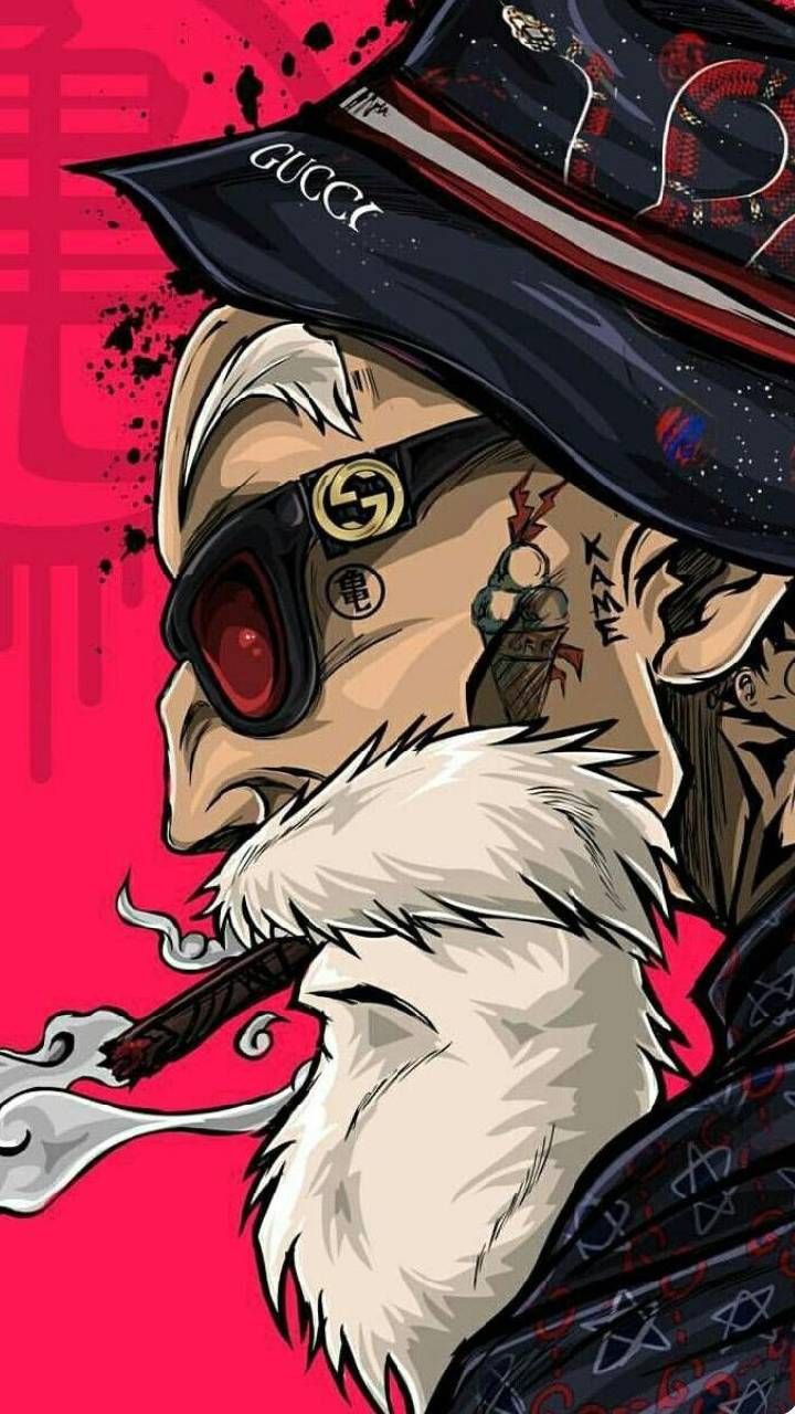 Master Roshi stile Gucci dope, 720x1280 Verticale, Android