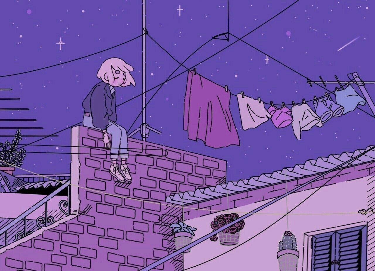 Anime Aesthetic Pastello, 1024x1669 Verticale, Mobile