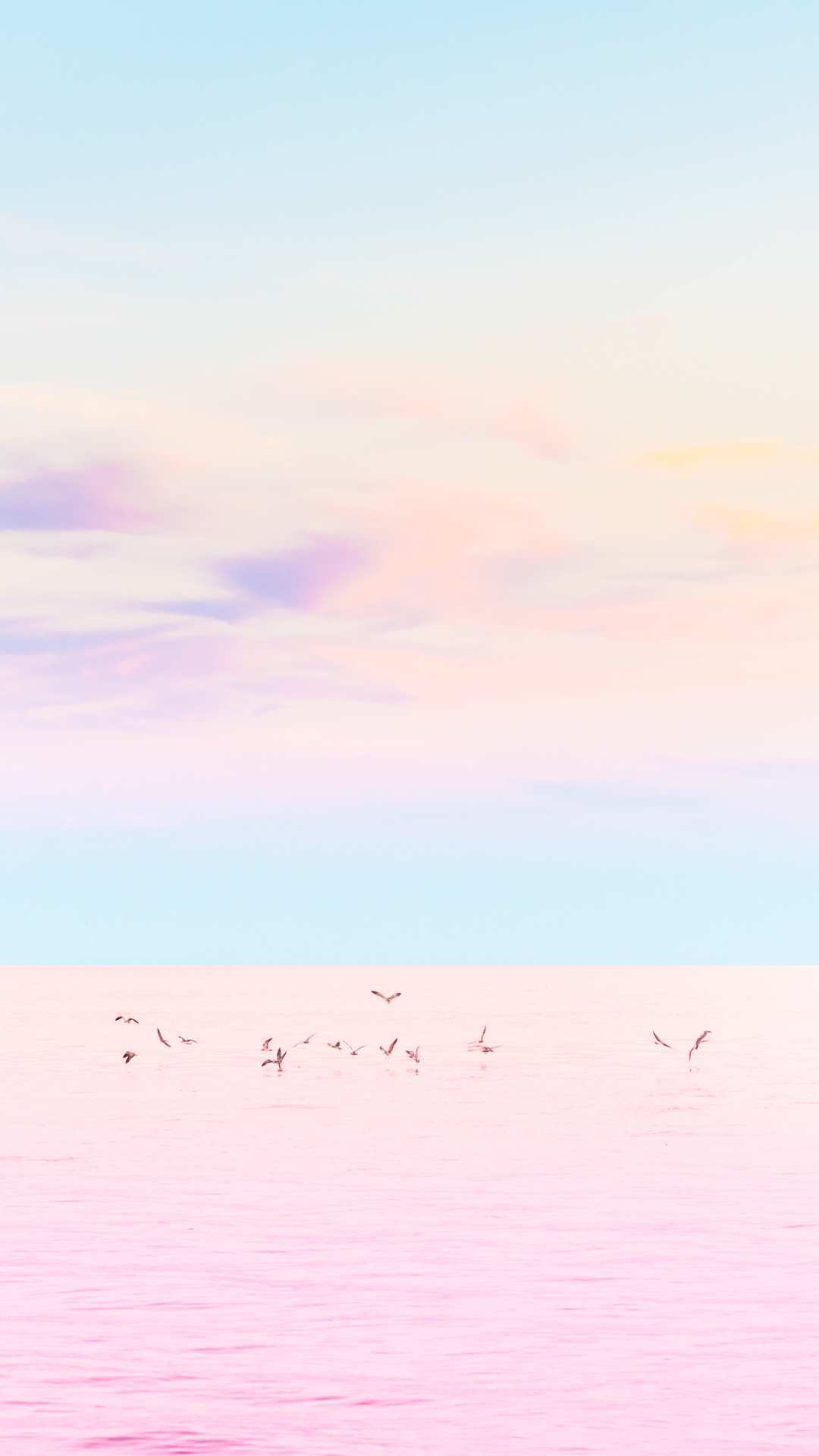 Nuvole pastello cielo rosa, 1920x1080 Full HD, PC