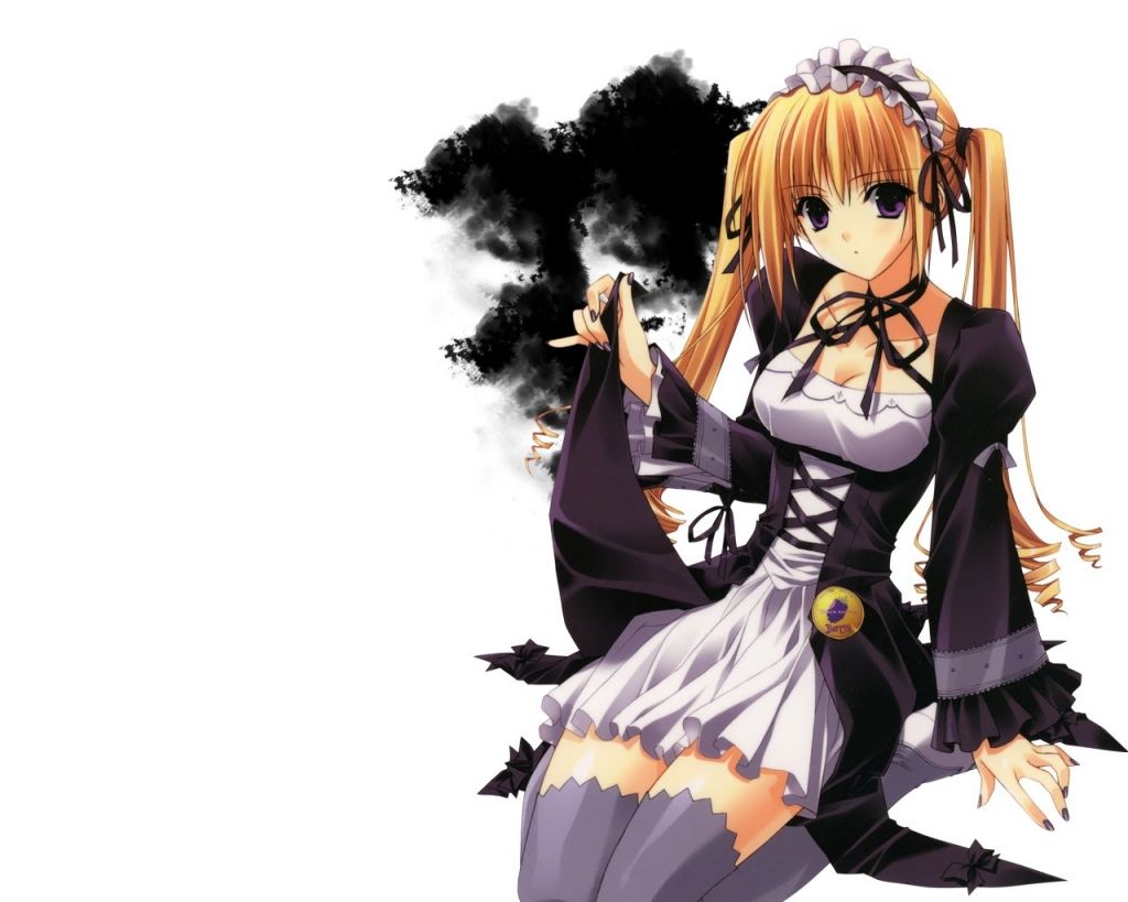 Ragazza anime capelli verdi, 1600x1200 HD, Desktop