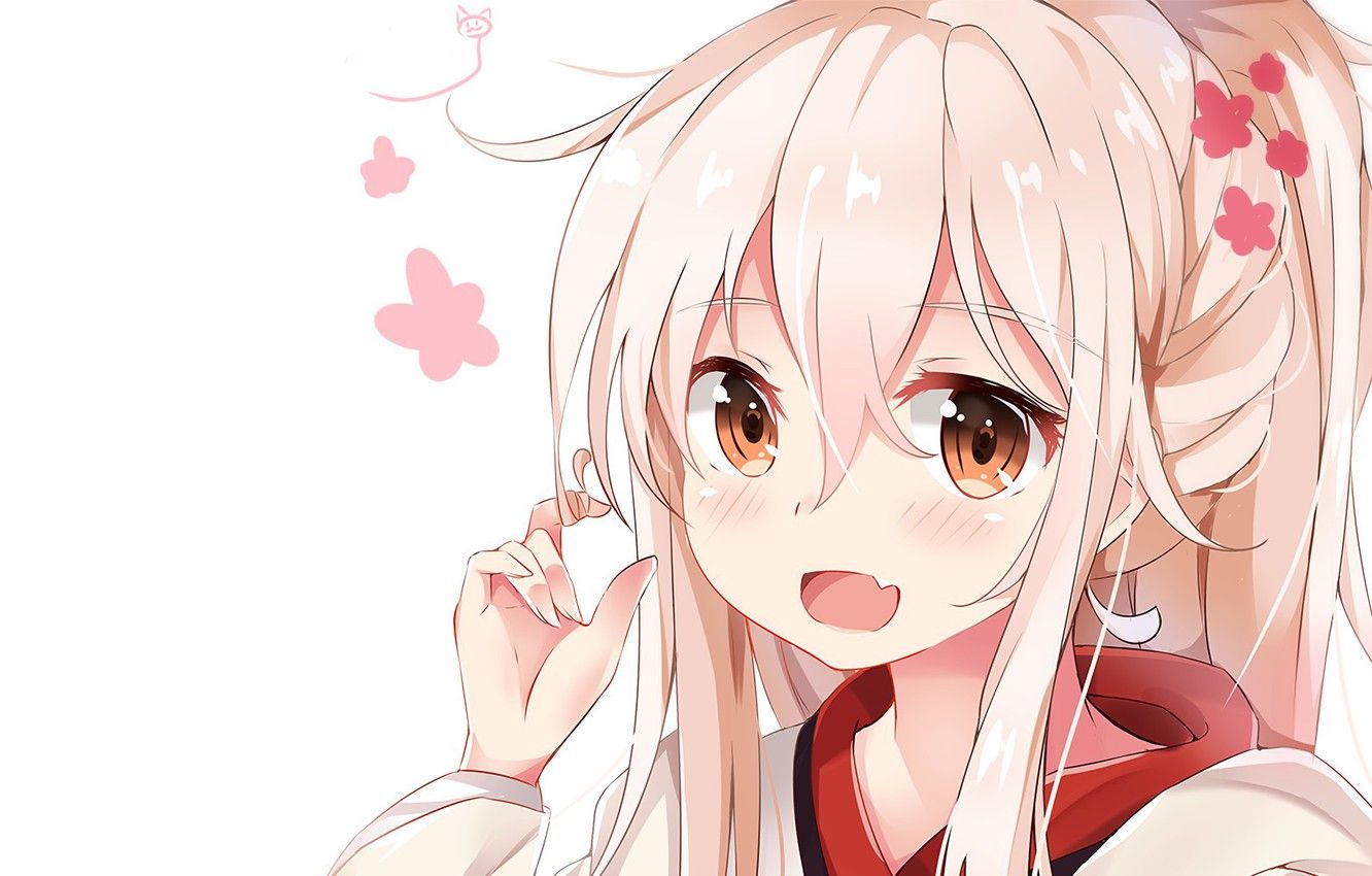 Ragazza anime luna notturna, 1600x1200 HD, Desktop