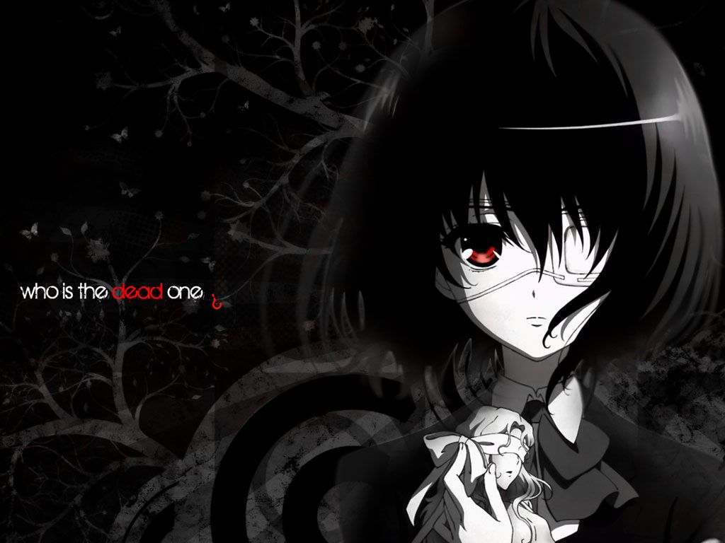 Ragazza anime occhio bendato horror, 1024x768 HD, iMac