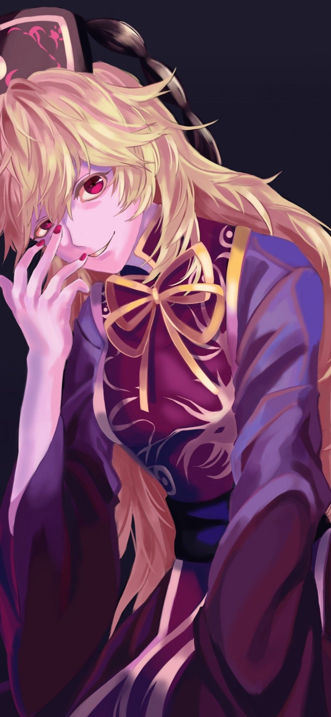 Touhou Junko occhi rossi horror, 1125x2436 Full HD Verticale, iPhone