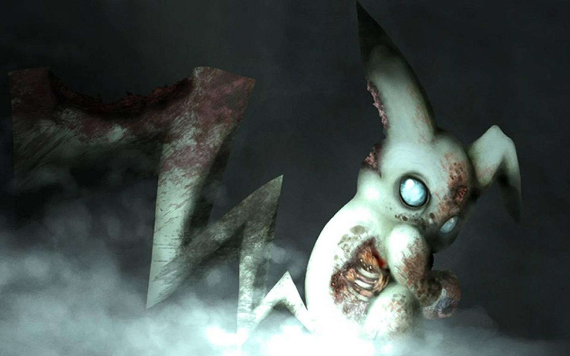 Pikachu horror mutante inquietante, tipo elettro, 1920x1200 Full HD+, Laptop