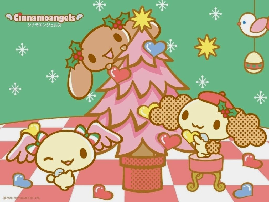 Cinnamoangels albero di Natale kawaii, 1024x768 HD, Desktop