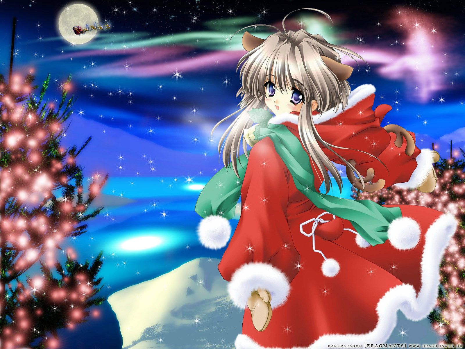 Chuunibyou personaggi natalizi kawaii, 1080x1920 Verticale, Telefono