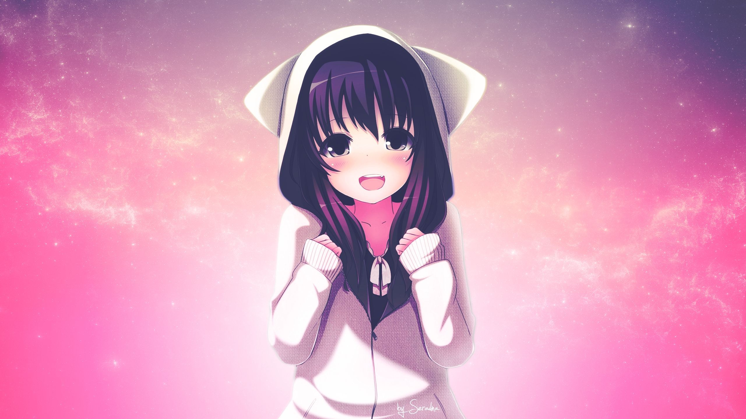 Ragazza anime kimono natalizio, 1600x1200 HD Ready, Acer Nitro