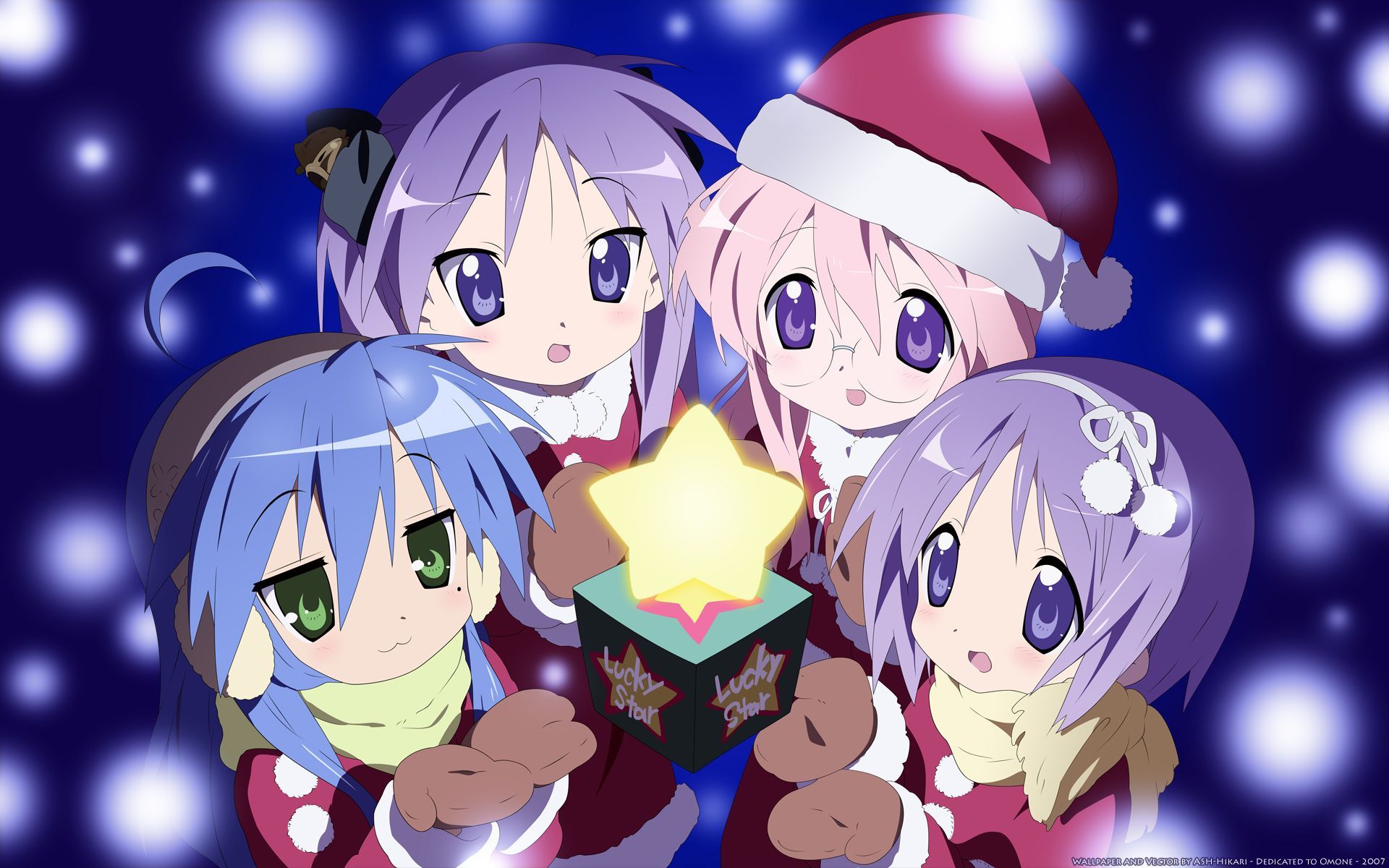 Lucky Star personaggi natalizi, 1920x1200 Full HD+, Desktop