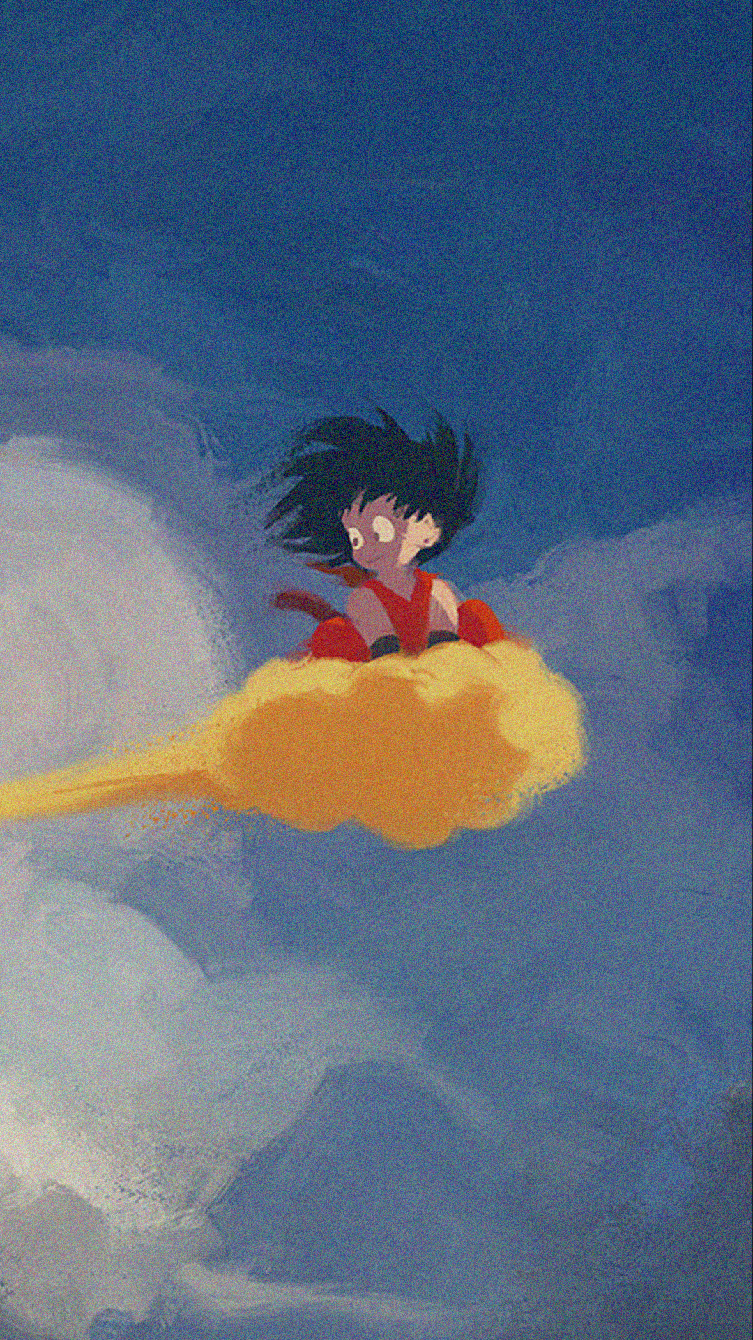 Goku su nuvola volante, Dragon Ball, 1080x1920 Verticale, Mobile