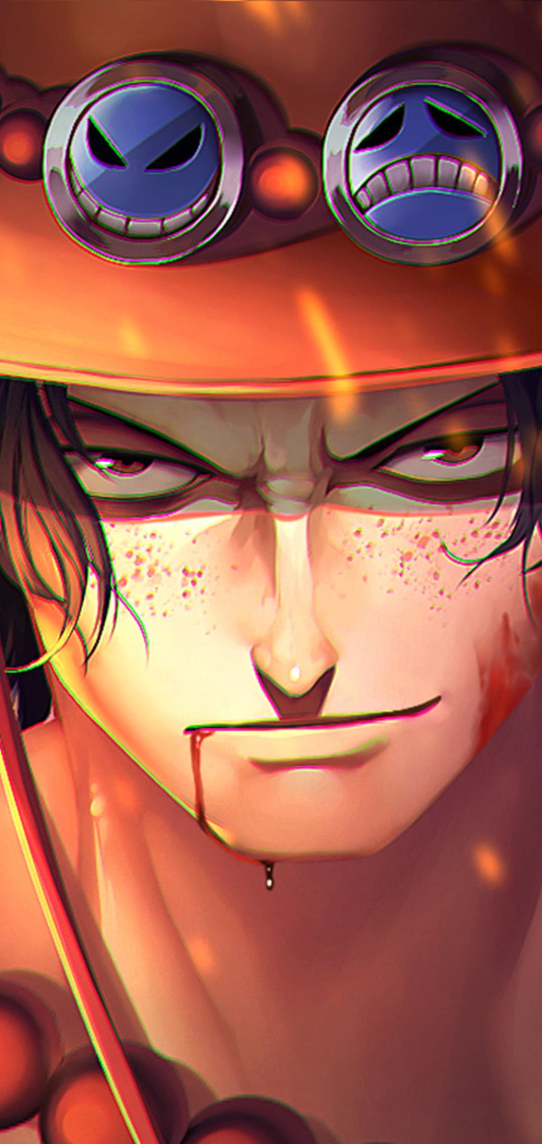 Portgas D. Ace, One Piece, 1080x2280 Verticale, OnePlus