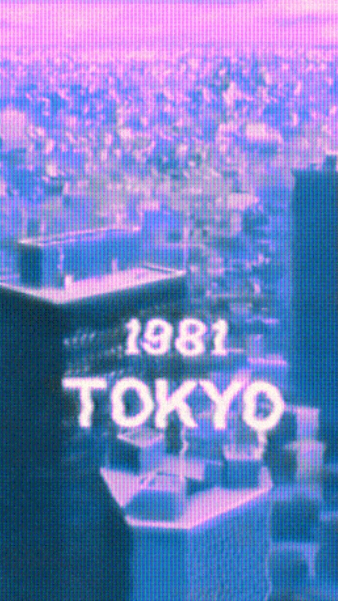 Tokyo 1981 vaporwave retro, 1080x1920 Verticale, Telefono
