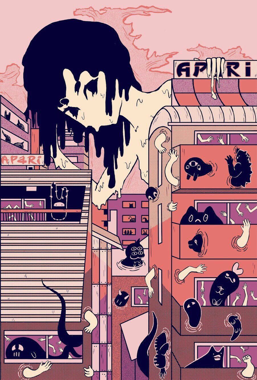 Ragazza anime con rivista, 720x1280 Full HD Verticale, iPhone