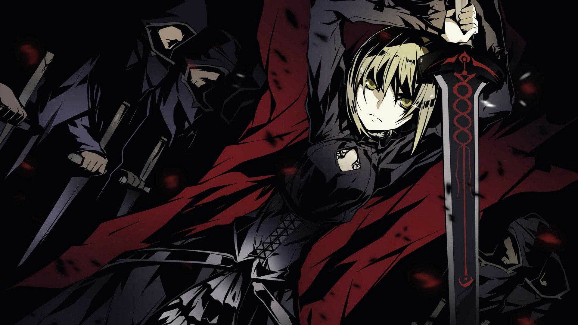 Personaggio anime con spada rossa, 1920x1080 1080p, PC