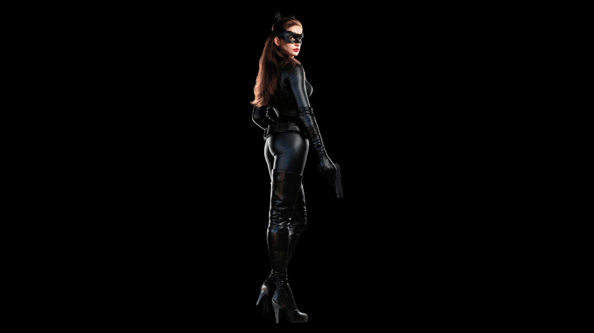 Catwoman in tuta di pelle, 1920x1078 1080p, iMac