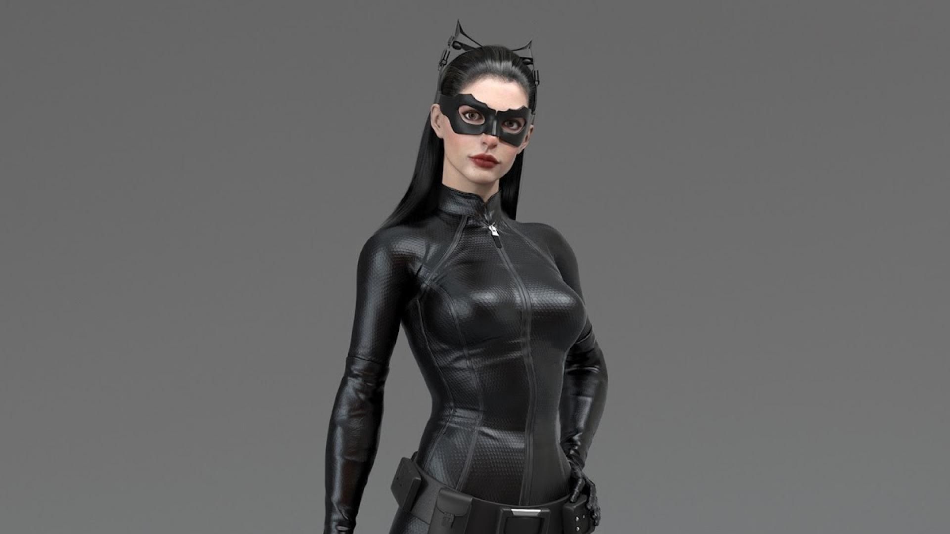 Catwoman in pelle nera, 1920x1440 Full HD+ WUXGA, PC