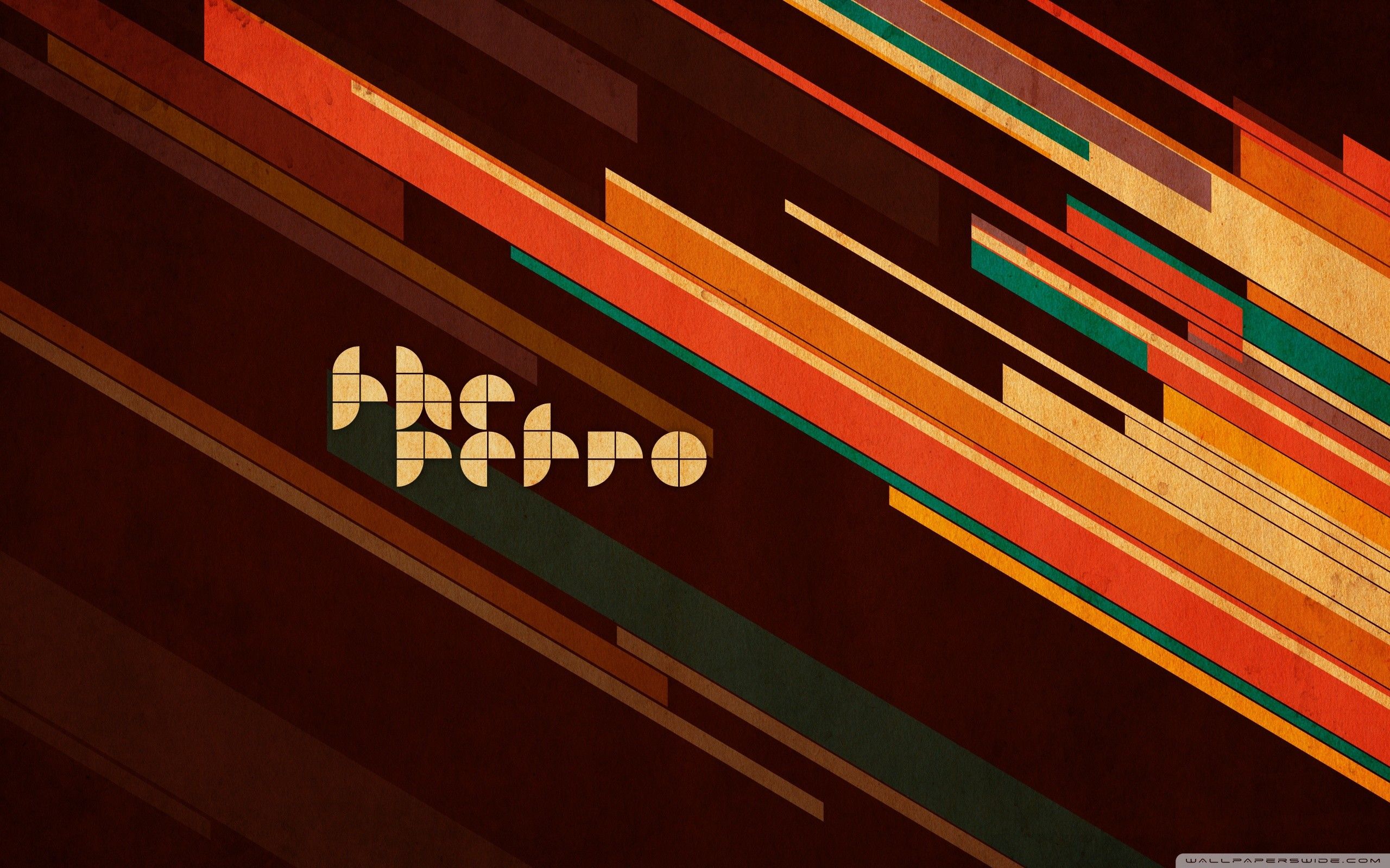 Strisce diagonali retro colorate, 2560x1600 WQXGA, PC