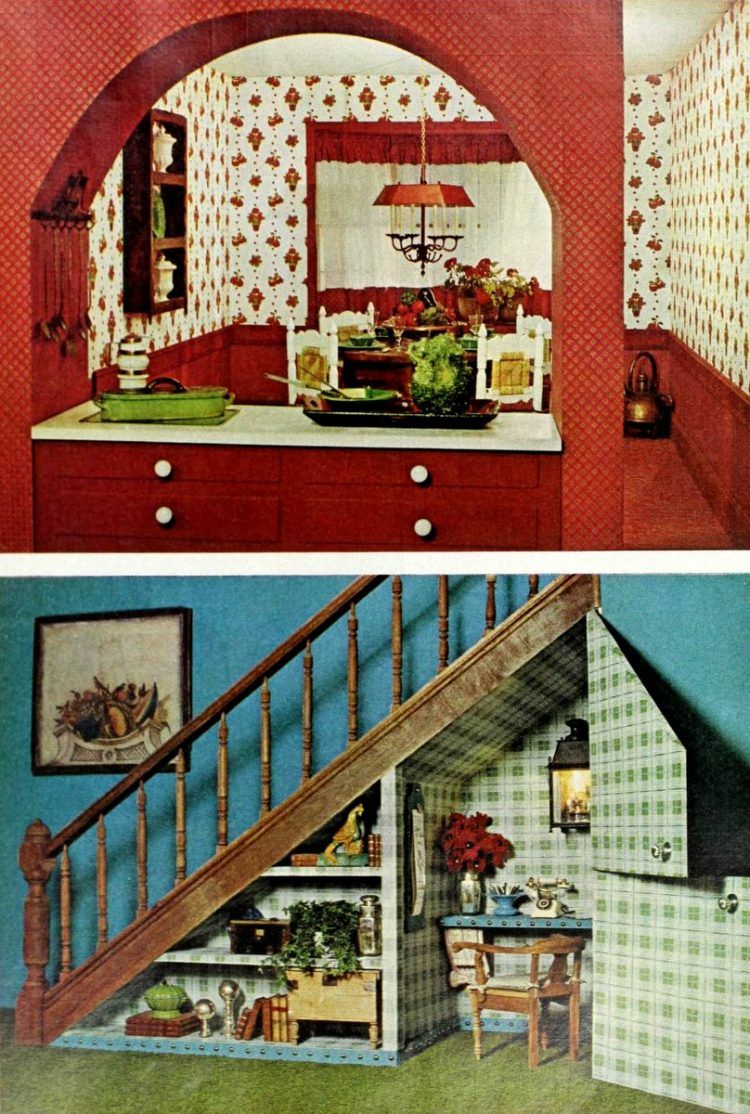 Interni vintage anni '60 carta da parati, 750x1114 Full HD Verticale, iPhone