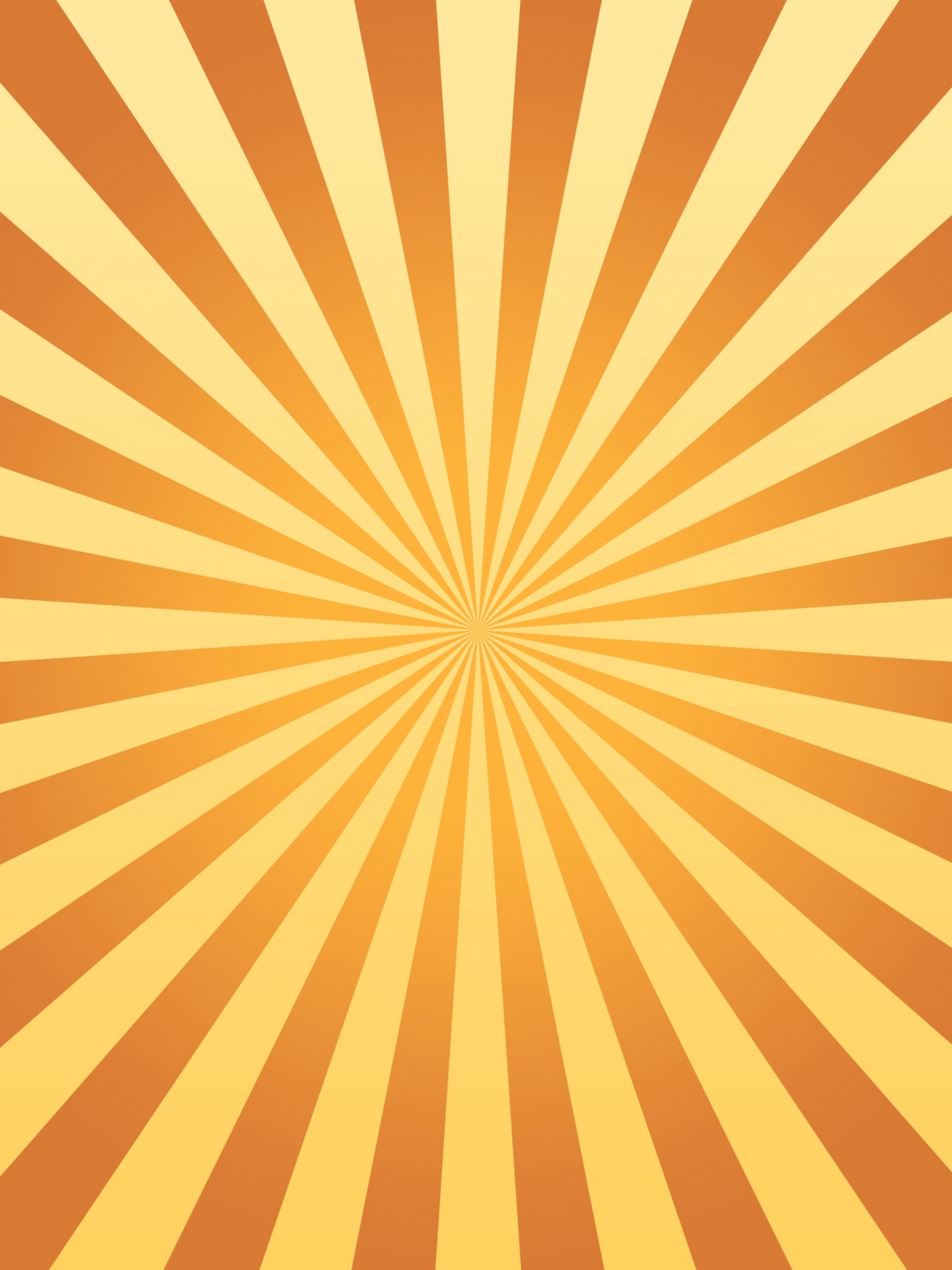 Motivo raggi sole arancione, 1536x2048 Full HD Verticale, Smartphone