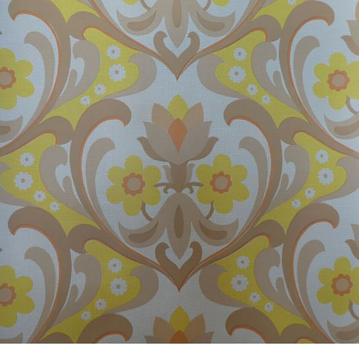 motivo floreale geometrico vintage giallo, 1200x1156 HD, PC