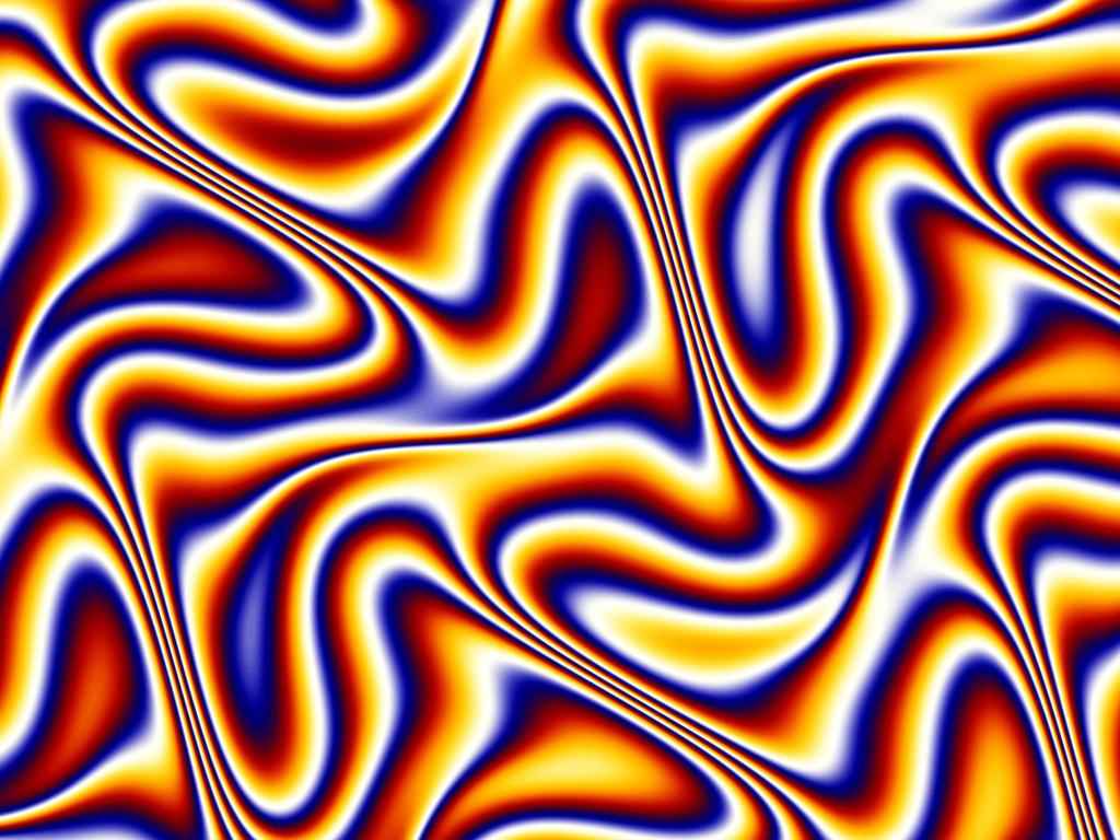 pattern psichedelico ondulato colorato, 1024x768 HD, PC