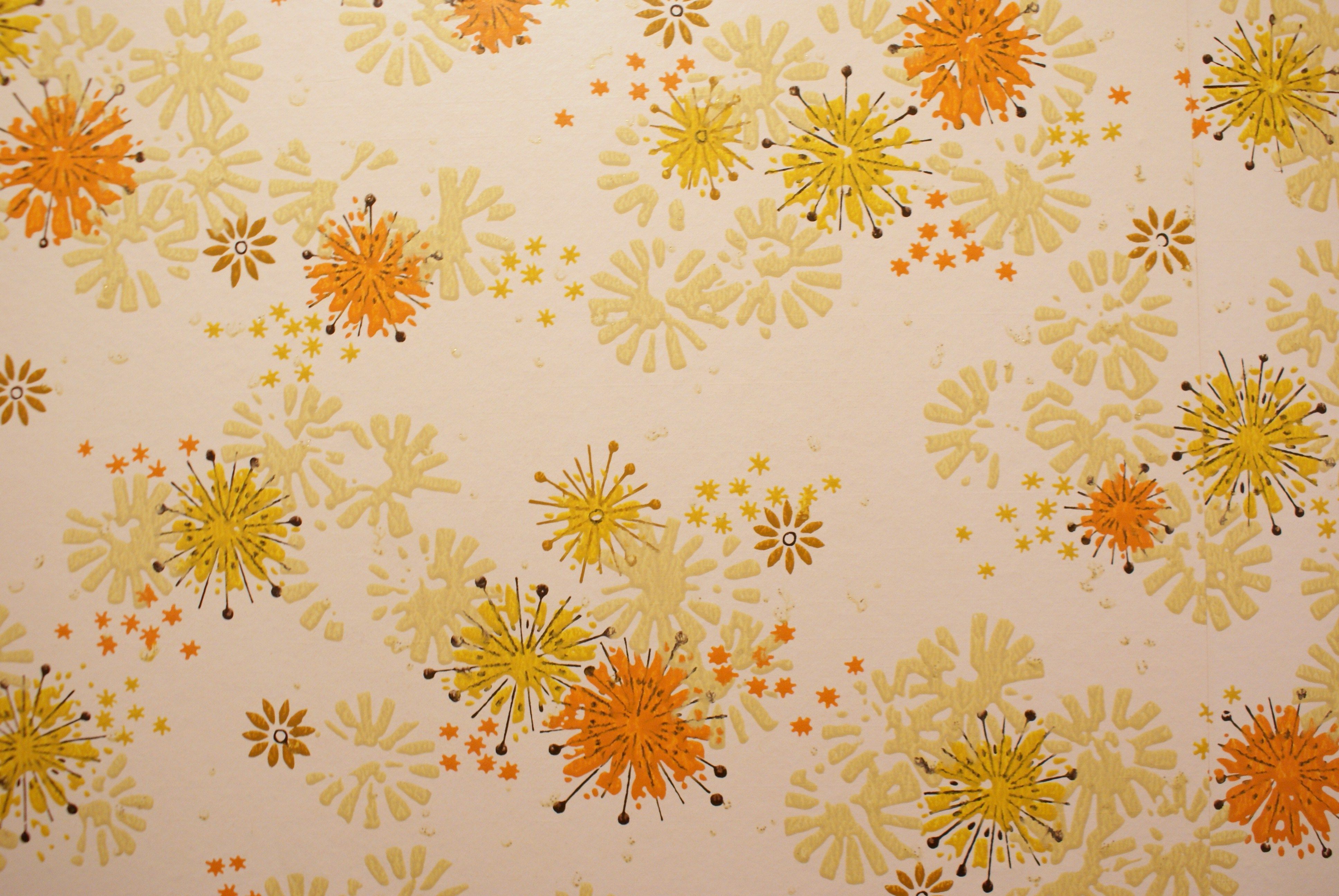 Fiori arancioni gialli anni 70, 3872x2592 4K, Desktop 4K