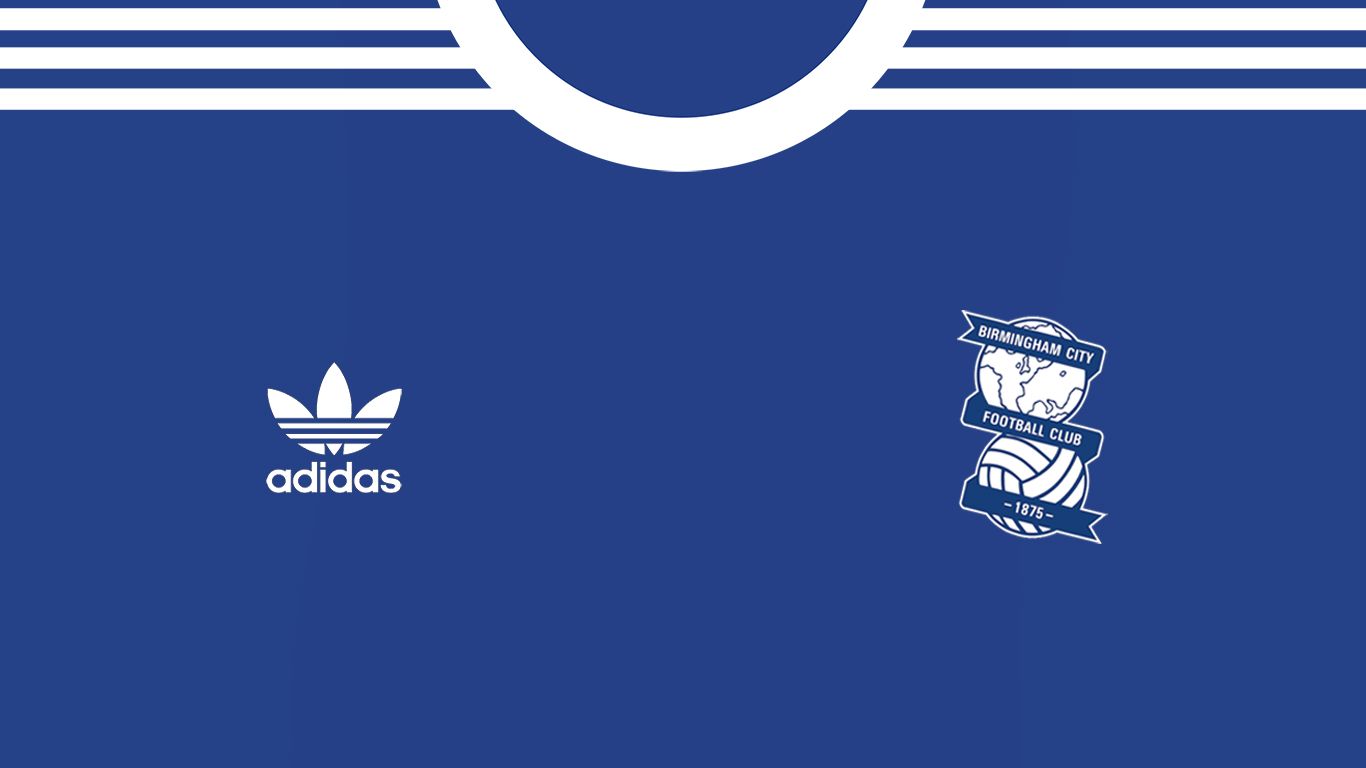 Maglia calcio blu Adidas retro, abbigliamento sportivo, 1366x768 HD, Desktop