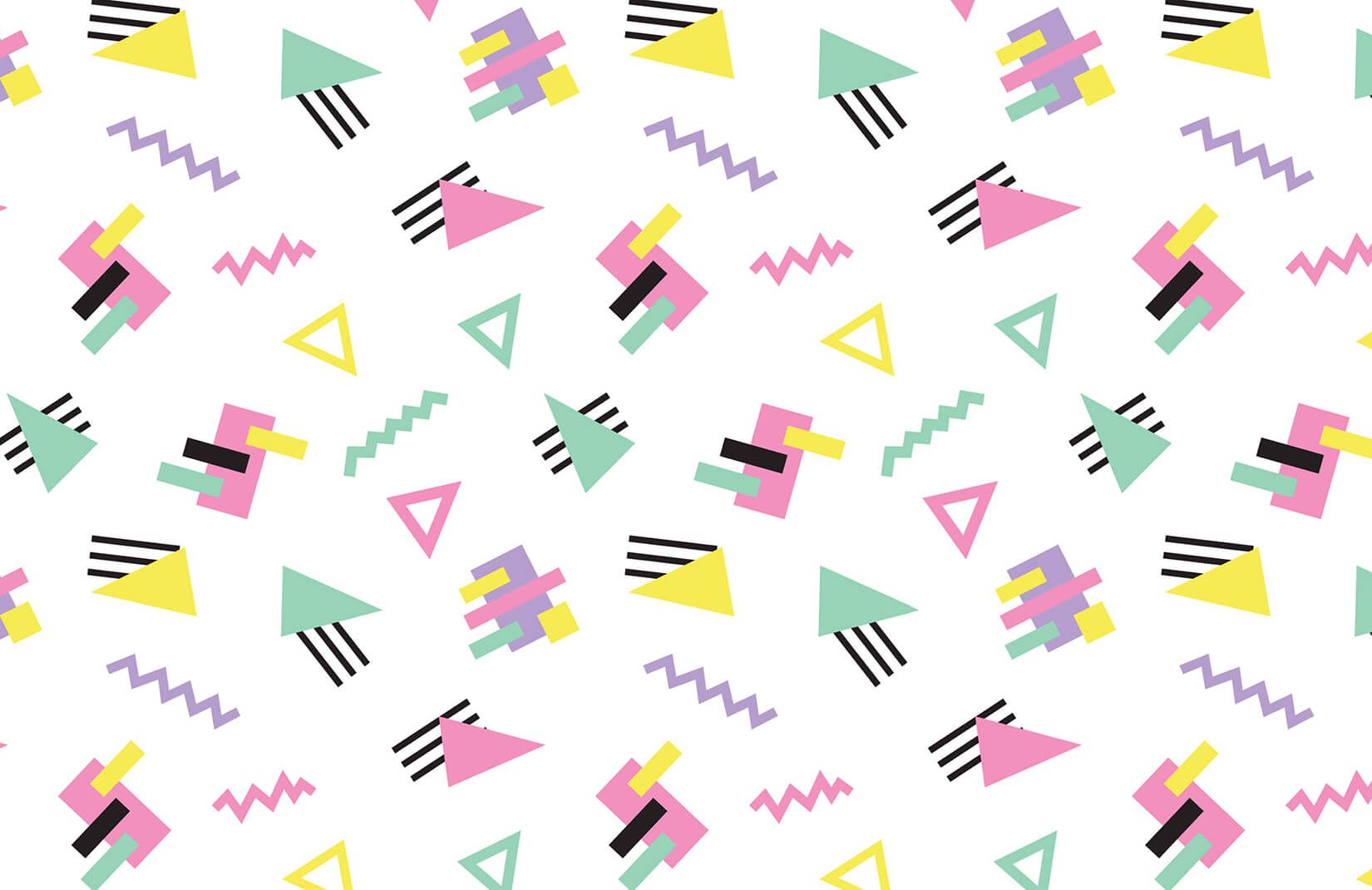 Pattern geometrico anni '90 pastello, 1650x1070 900p, Desktop