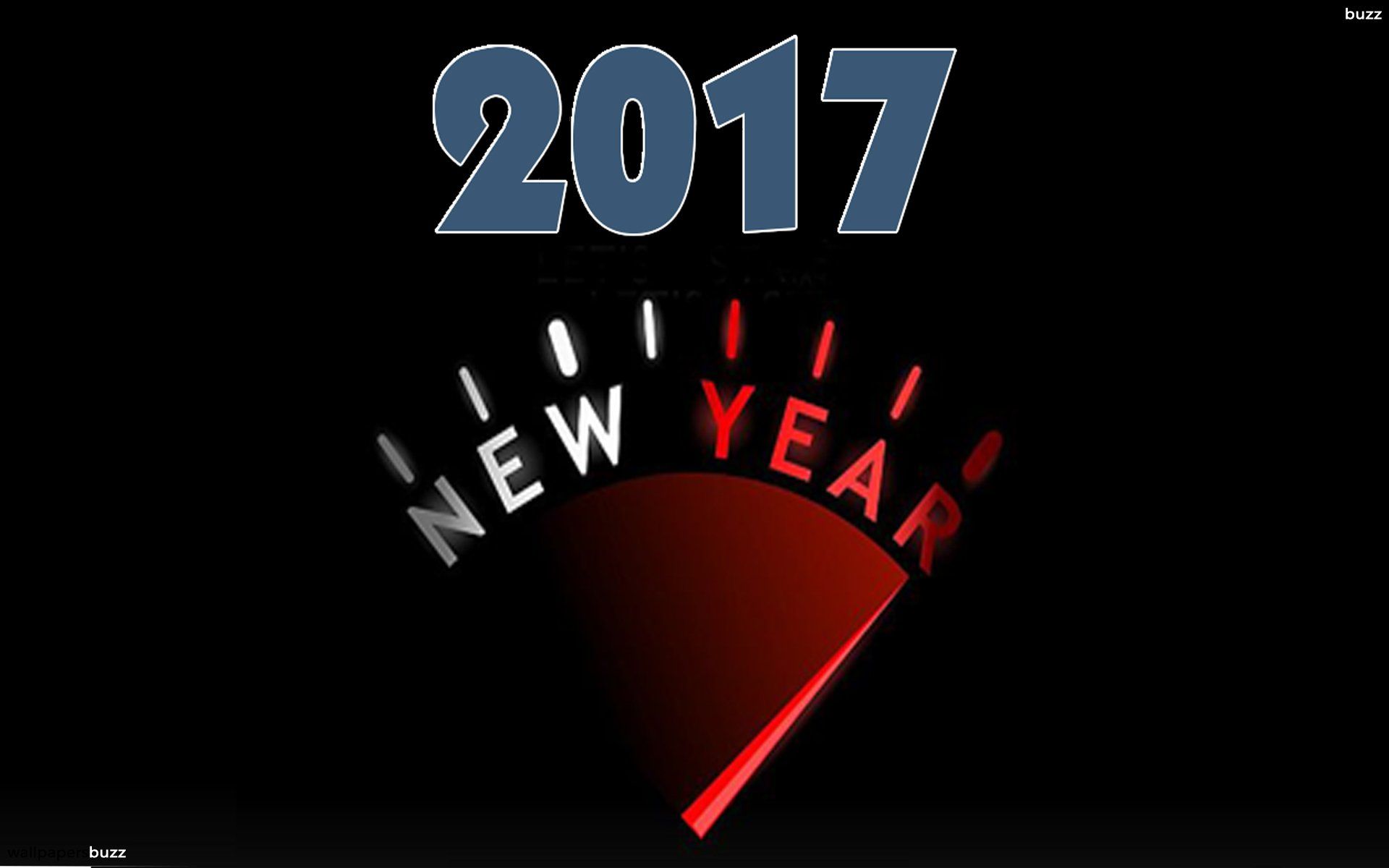 2017 New Year tachimetro rosso, 1920x1200 WUXGA, Desktop