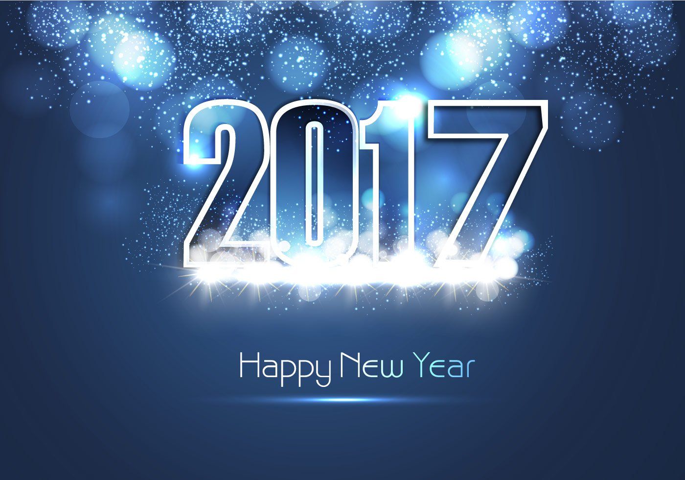 Capodanno 2017 blu scintillante, 1400x980 720p, Laptop