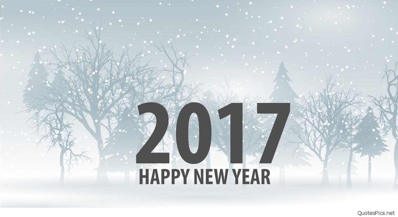 Buon anno 2017 neve inverno, 1280x700 HD, Desktop