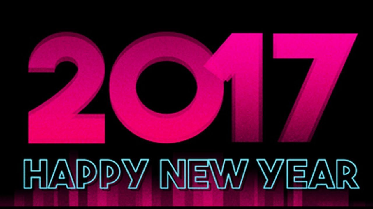 Happy New Year 2017 testo, 1280x720 720p, PC