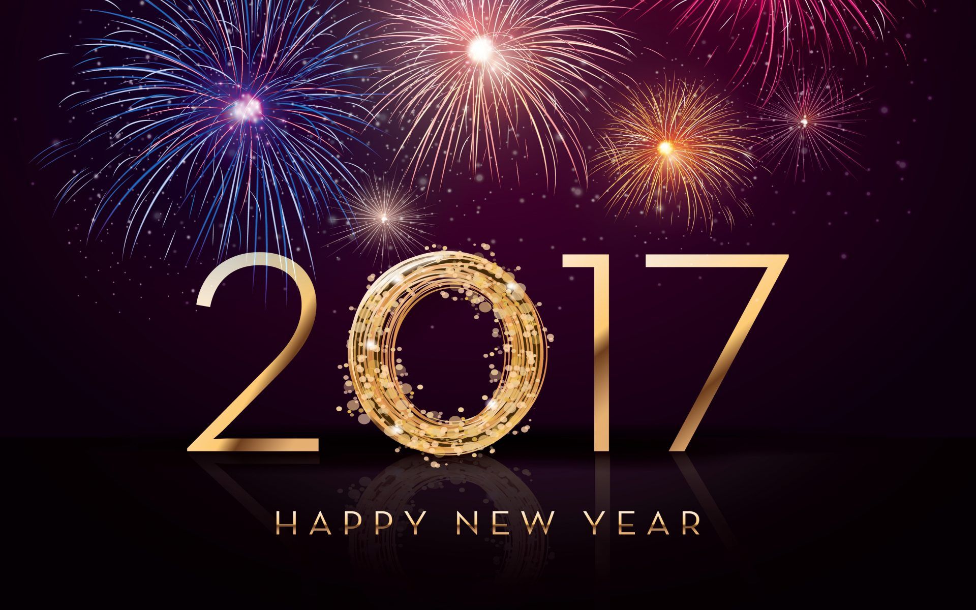 2017 fuochi d'artificio dorati, 1920x1200 Full HD+ WUXGA, PC
