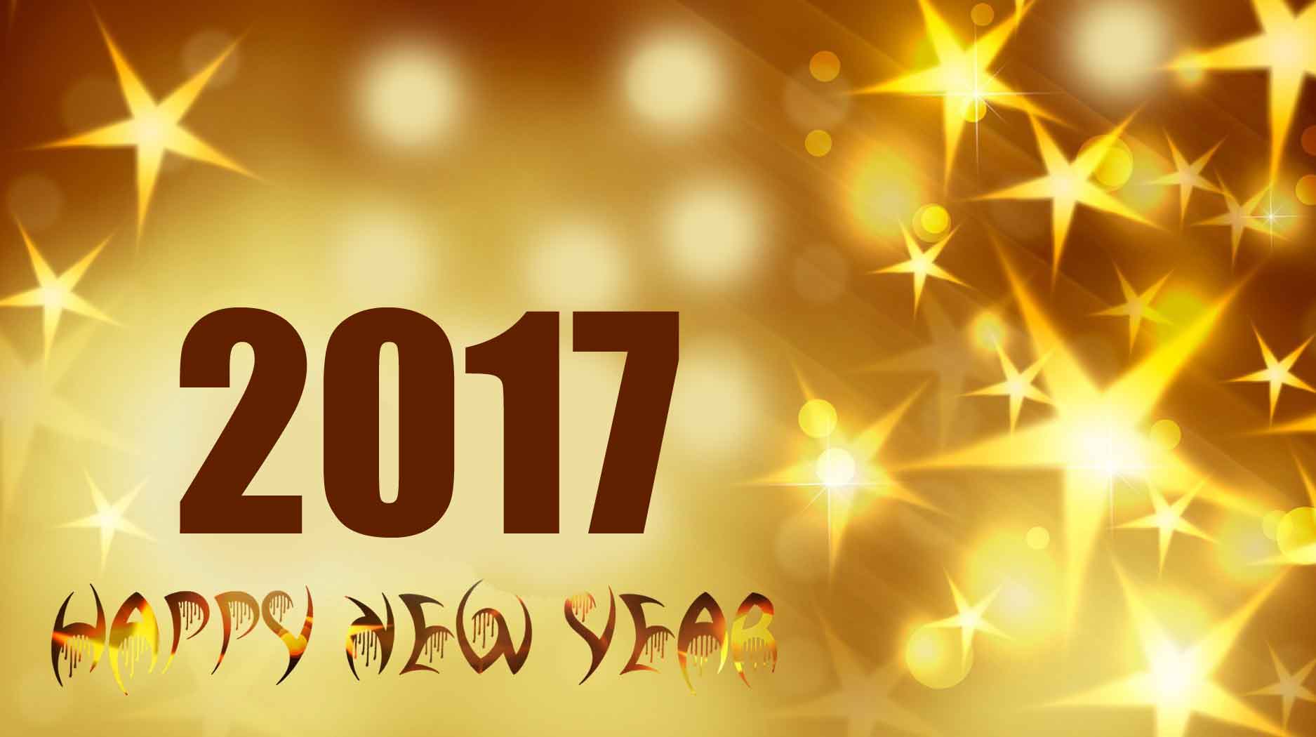 Capodanno 2017 stelle dorate, 1875x1050 HD, PC Desktop