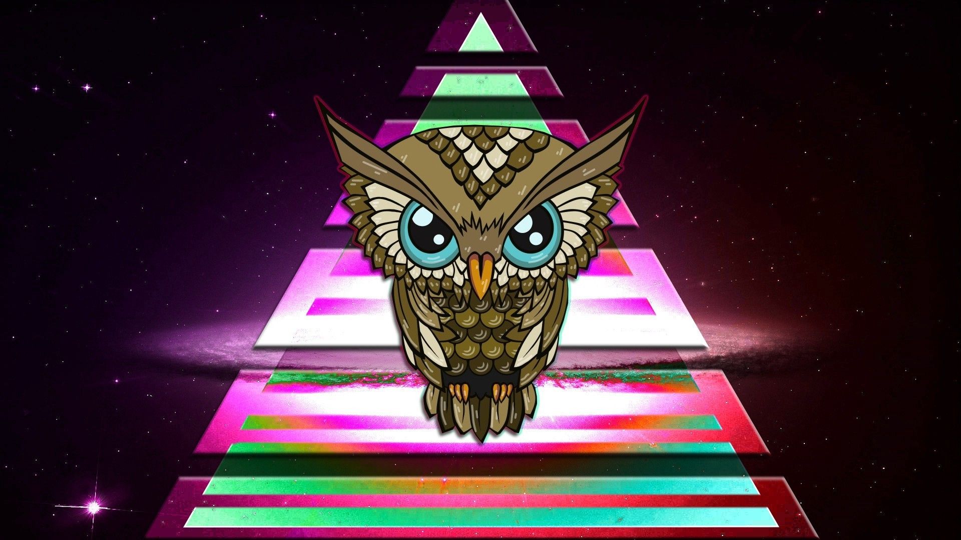 Gufo piramide occhio Illuminati, 1920x1080 1080p, Desktop