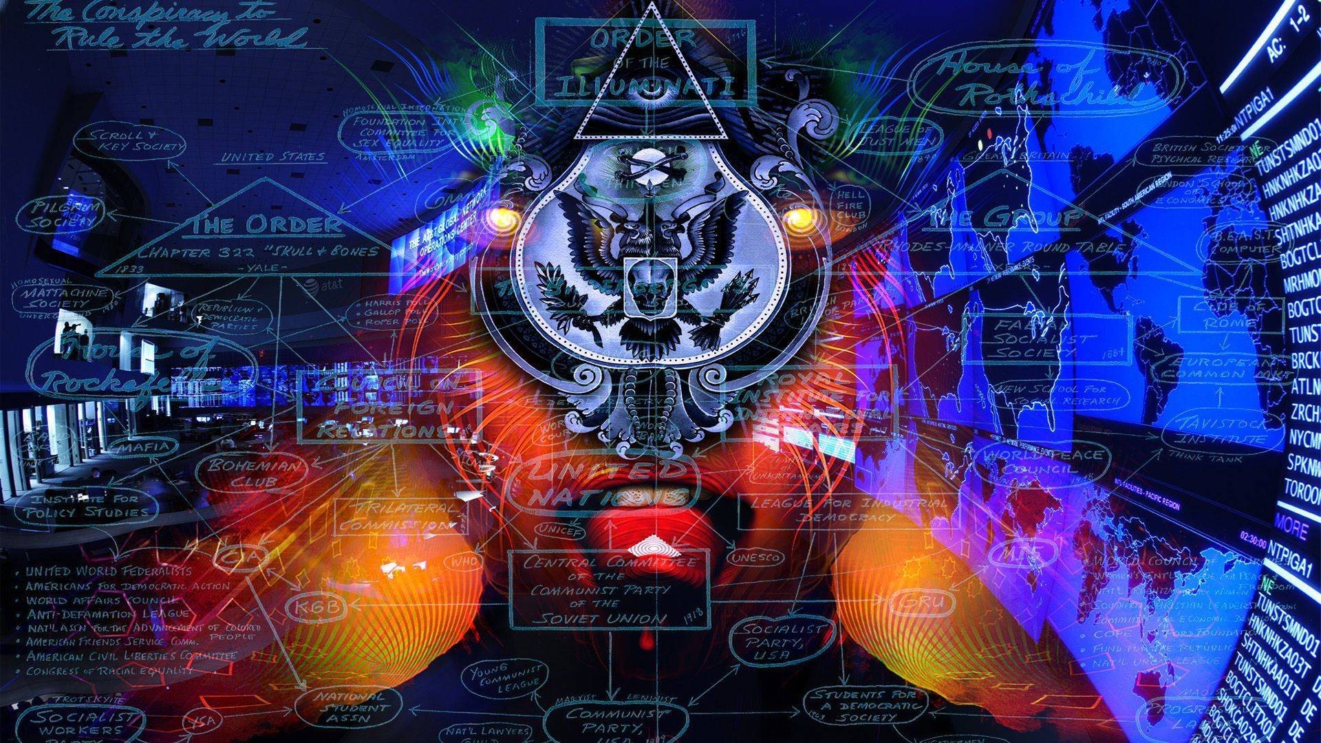 Piramide occhio Illuminati dipinto, 800x1067 Full HD Verticale, Smartphone