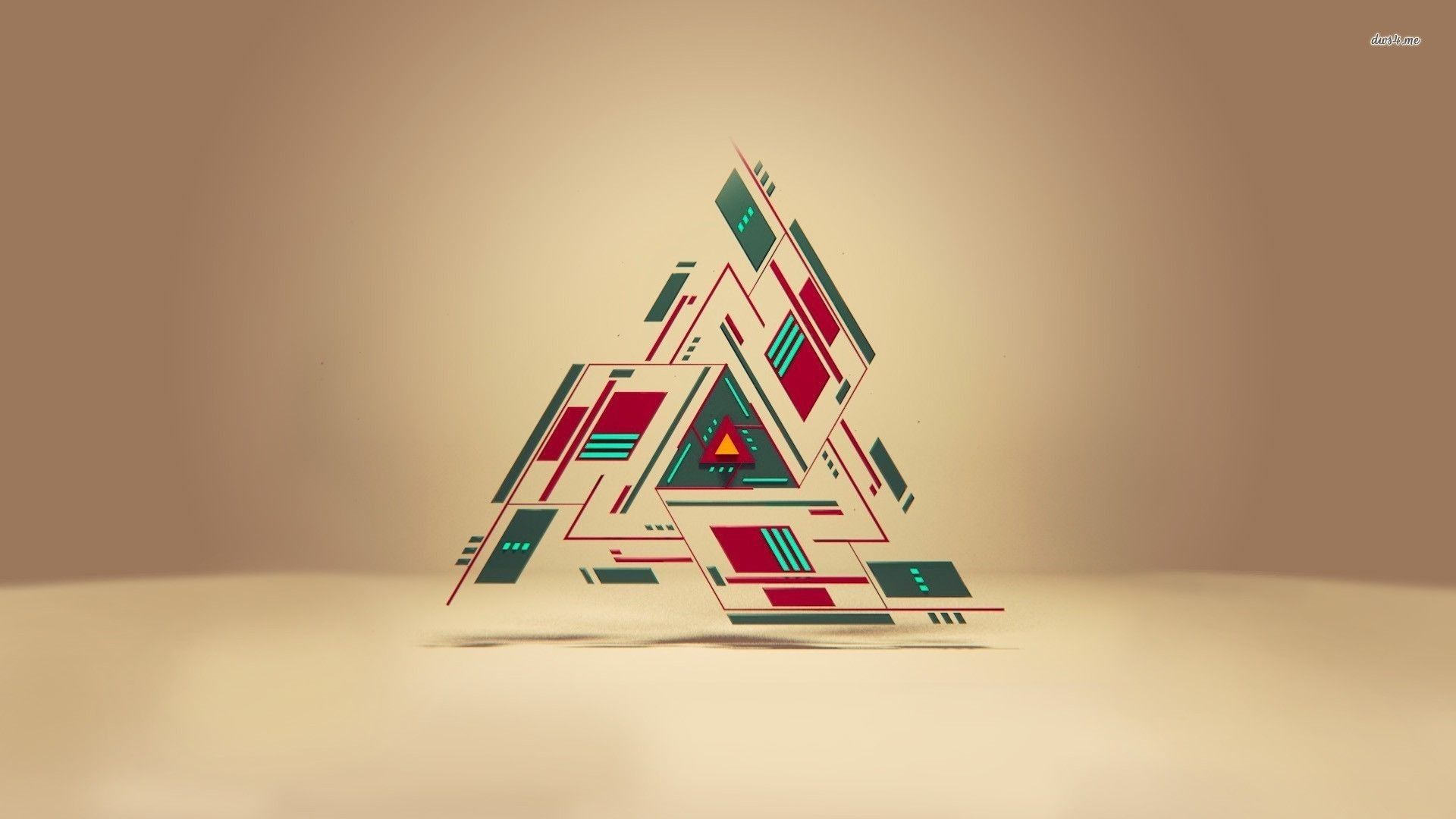 Piramide con occhio illuminato, 1920x1200 Full HD+, Laptop