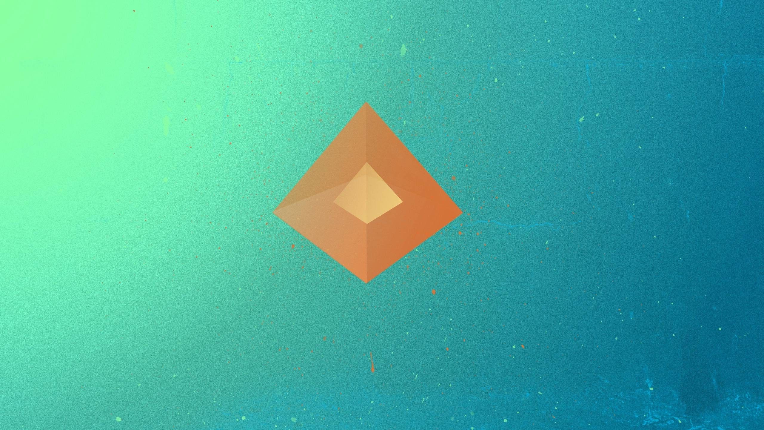 Triangolo bianco simbolo Illuminati, 2560x1600 2K, Desktop