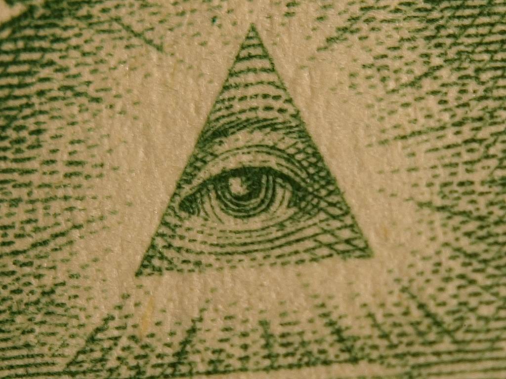 Piramidi occhio Illuminati scuro, 1920x1080 Full HD 1080p, Laptop