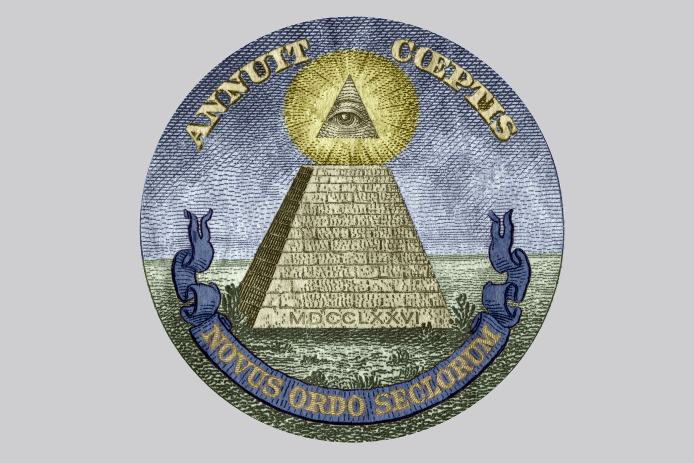 Occhio nel triangolo arcobaleno, 1680x1050 900p, Desktop