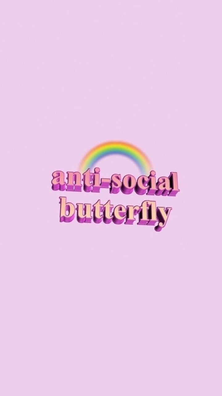 Anti Social Social Club logo rosa, 720x1280 Full HD Verticale, iPhone
