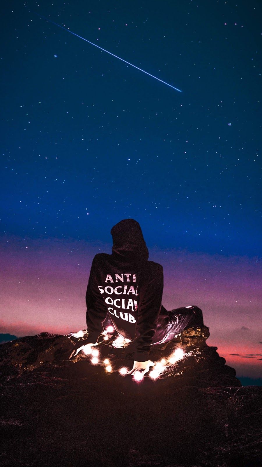 Anti Social Social Club felpa notte, 900x1600 Full HD Verticale, Smartphone