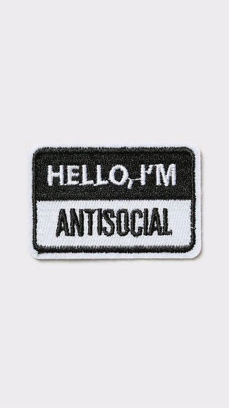 Anti Social Social Club logo rosa, 720x1280 Full HD Verticale, iPhone