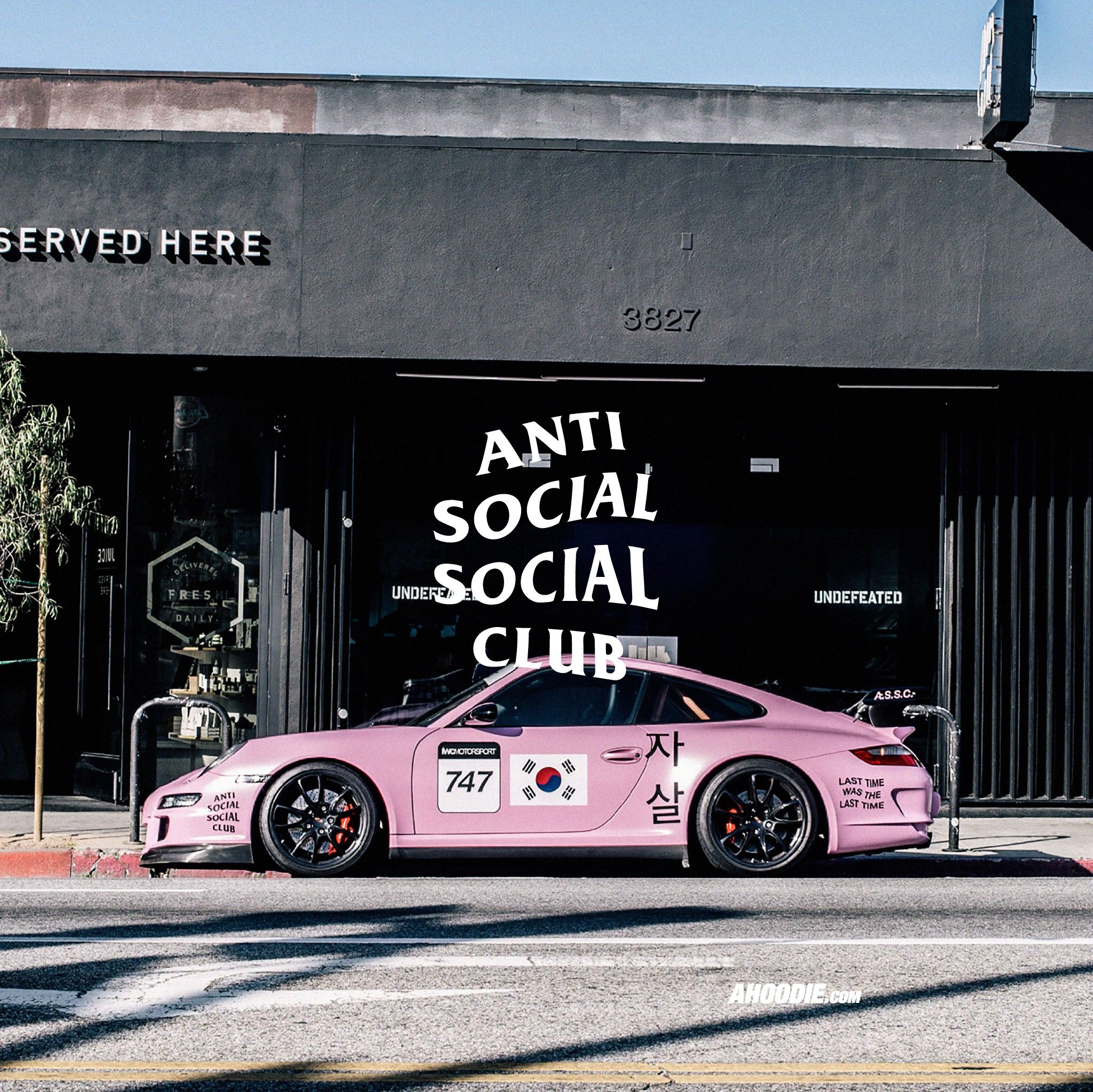 Porsche rosa Anti Social Social Club, 2049x2048 2K, iMac