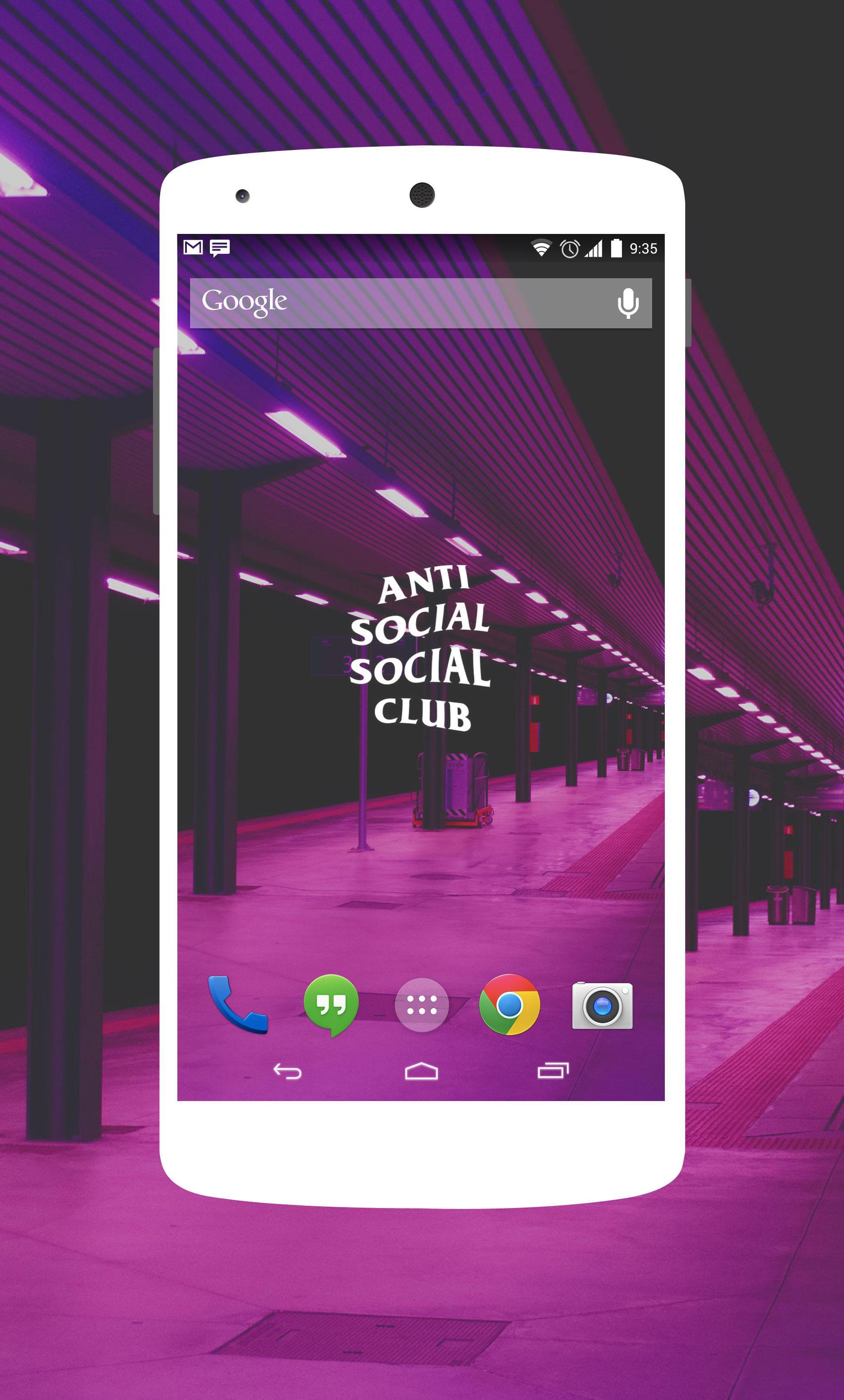 Auto rosa Anti Social Social Club, 800x1280 Full HD Verticale, Realme