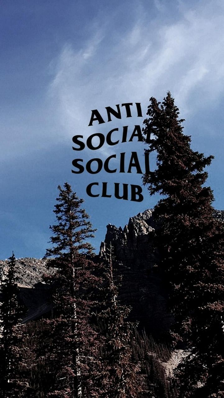 Toppa ricamata scritta Antisocial, 750x1333 Full HD Verticale, iPhone