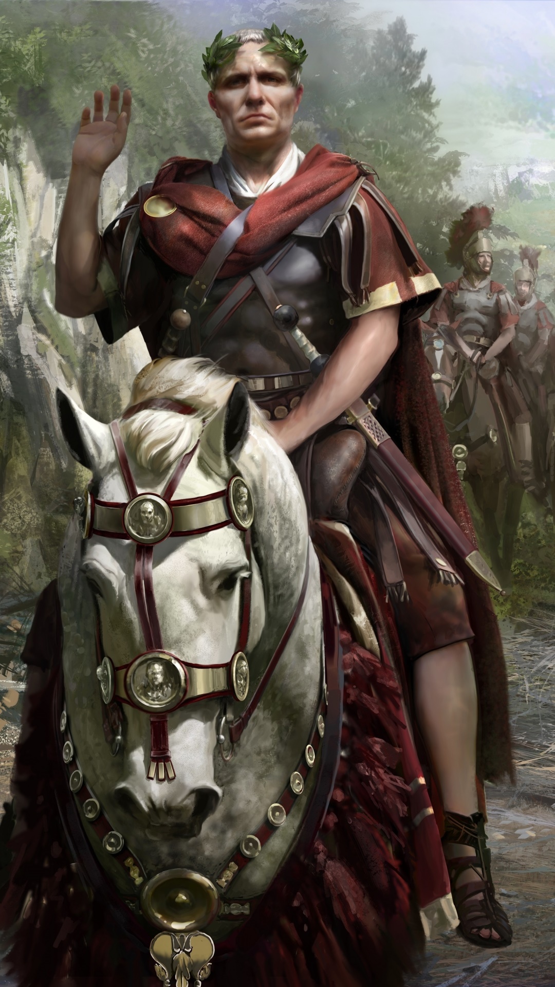 generale romano a cavallo, 1080x1920 Full HD Verticale, iPhone