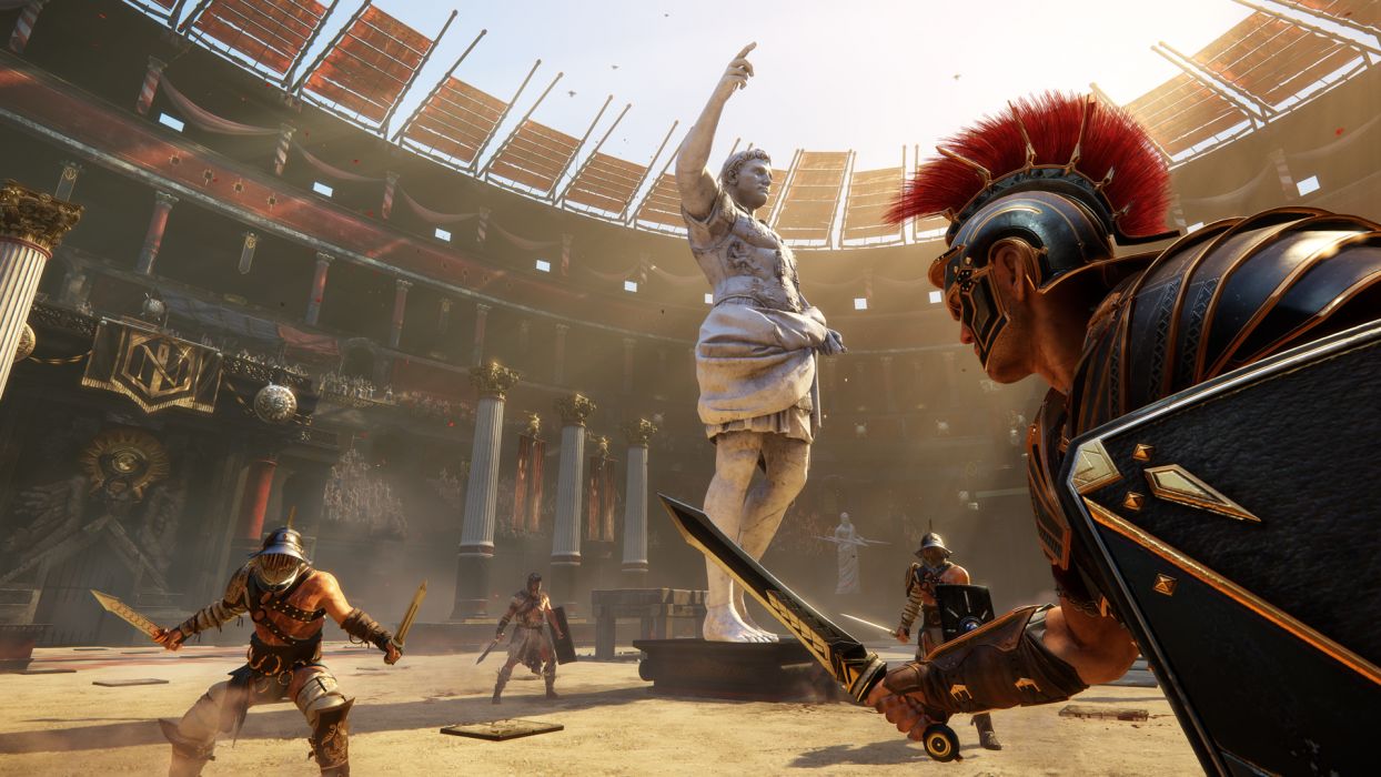 Gladiatore romano nell'arena, 1244x700 HD, iMac