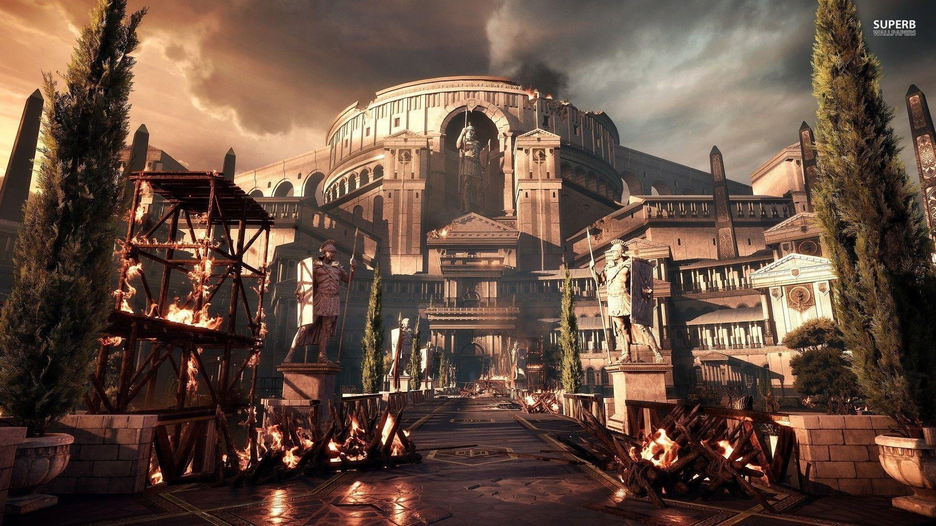 Antica città romana con cupola, 1920x1080 1080p, PC Desktop