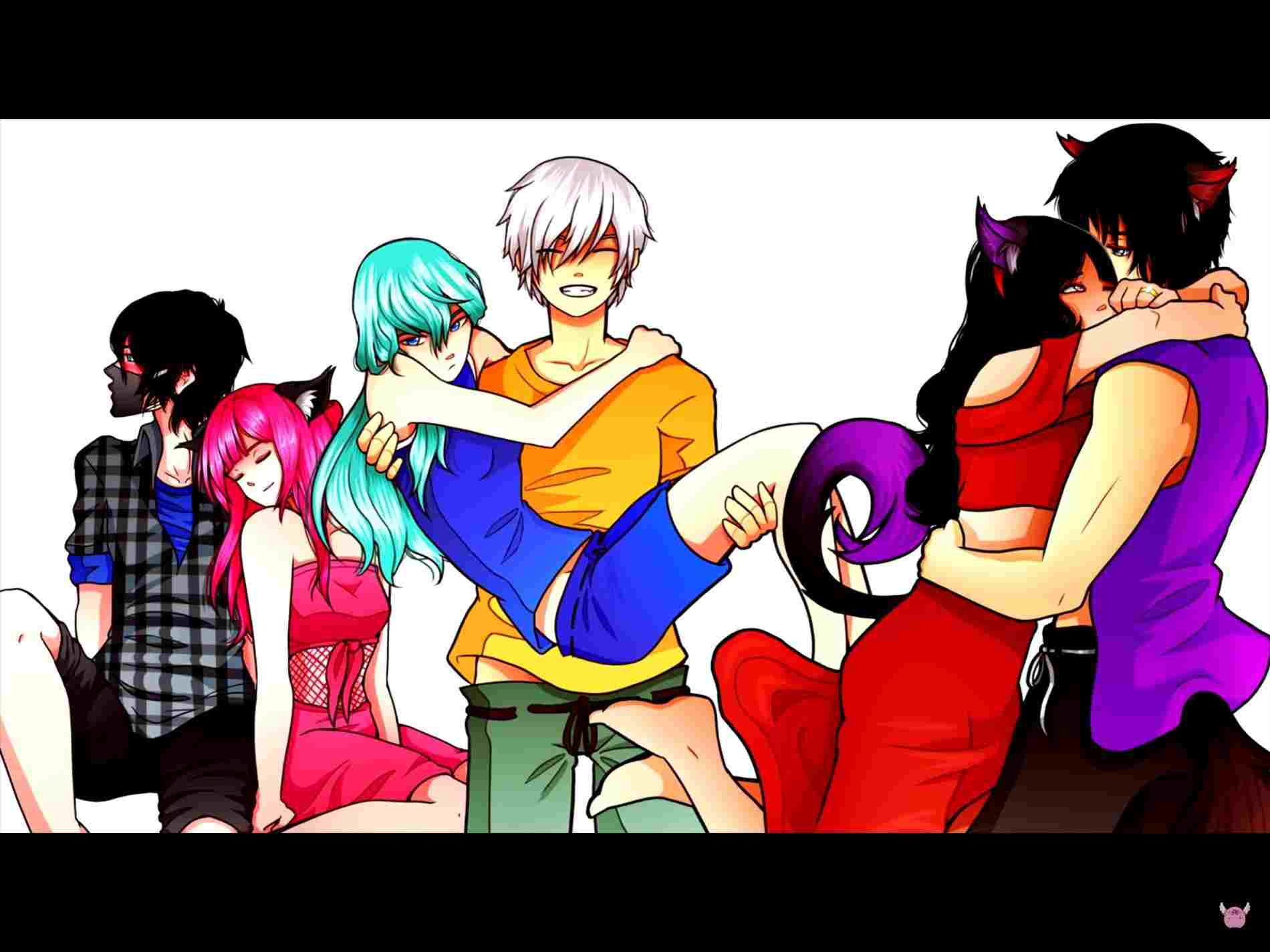 Aphmau e Zane, personaggi anime, 1900x1425 900p, Desktop