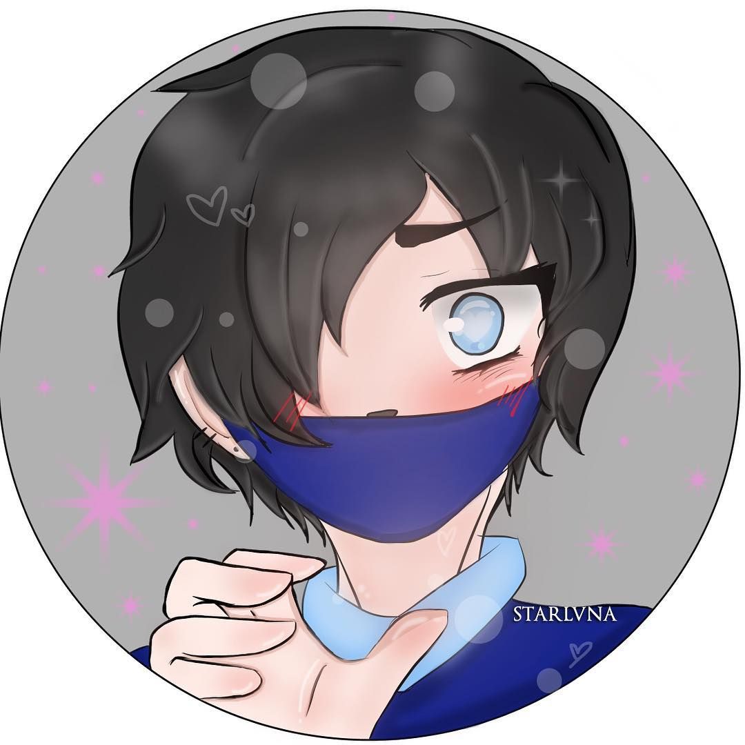 Personaggio anime capelli neri maschera, 1080x1080 HD, Laptop